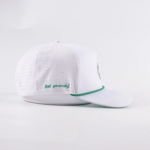 5 Panel Lazer Cut ReRoll Hat With Dancing Bird Underbrim! - Image 6